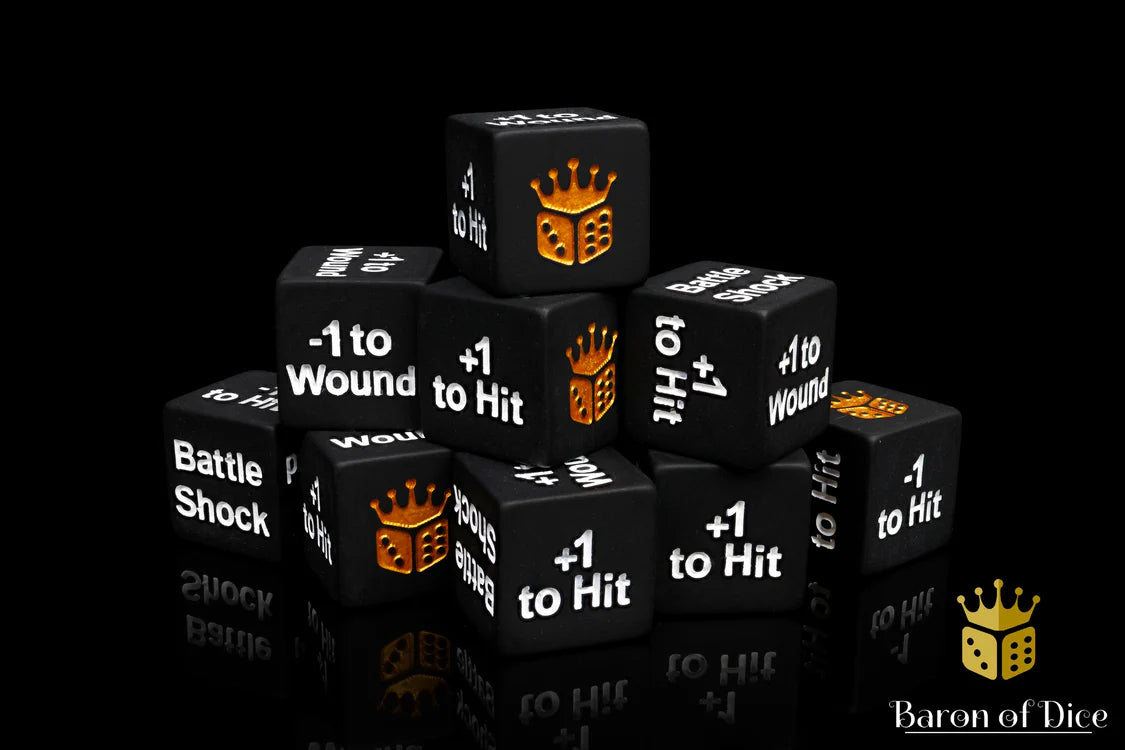 Baron Of Dice - Battle Shock & Counter Dice