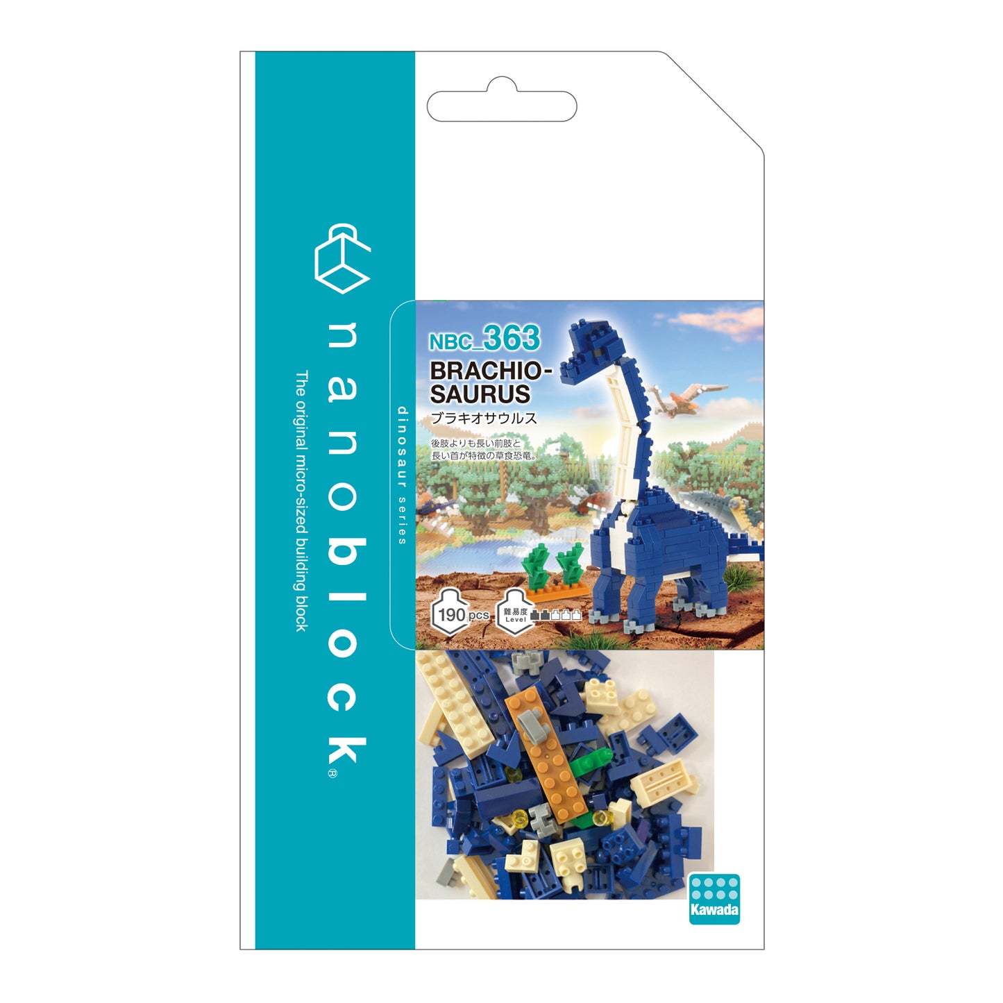 Nanoblock Collection Series Brachiosaurus "Dinosaurs" NBC_363