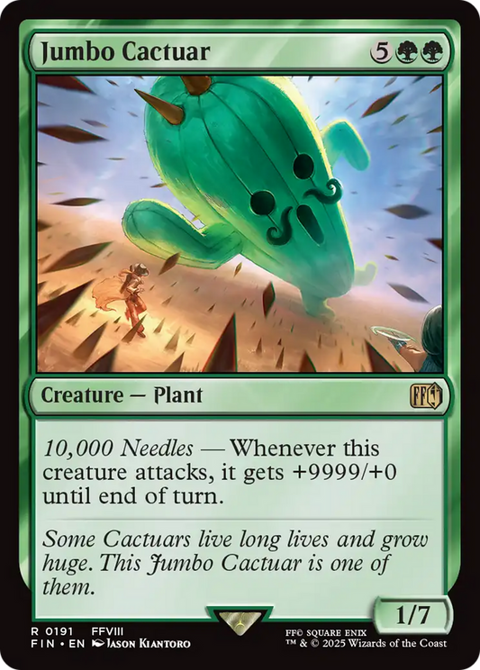 Jumbo Cactuar (FIN-191) - FINAL FANTASY Foil