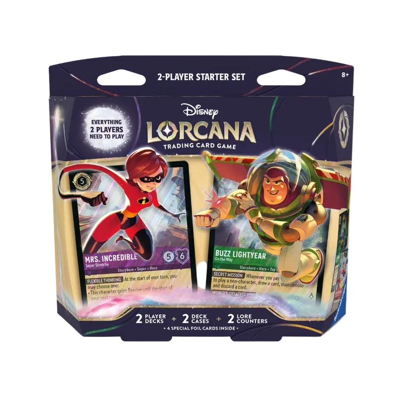 Disney Lorcana: Wilds Unknown - Two Player Starter Deck Set
