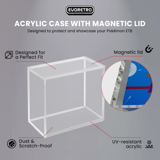 Er Acrylic Case for Pokémon Etb with Magnetic Lid 1Pk product image 2