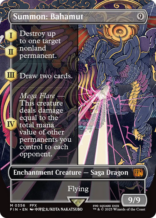 Summon: Bahamut (Borderless) (FIN-356) - FINAL FANTASY