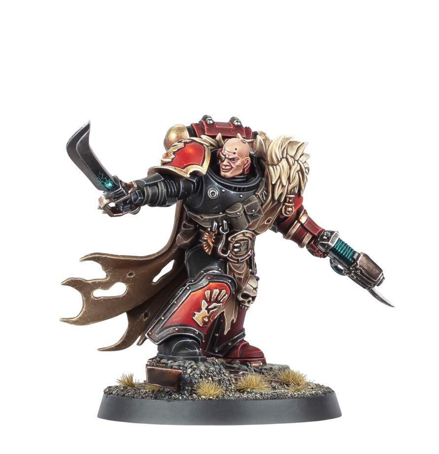 Red Corsairs Reave-Captain alternate head and weapons