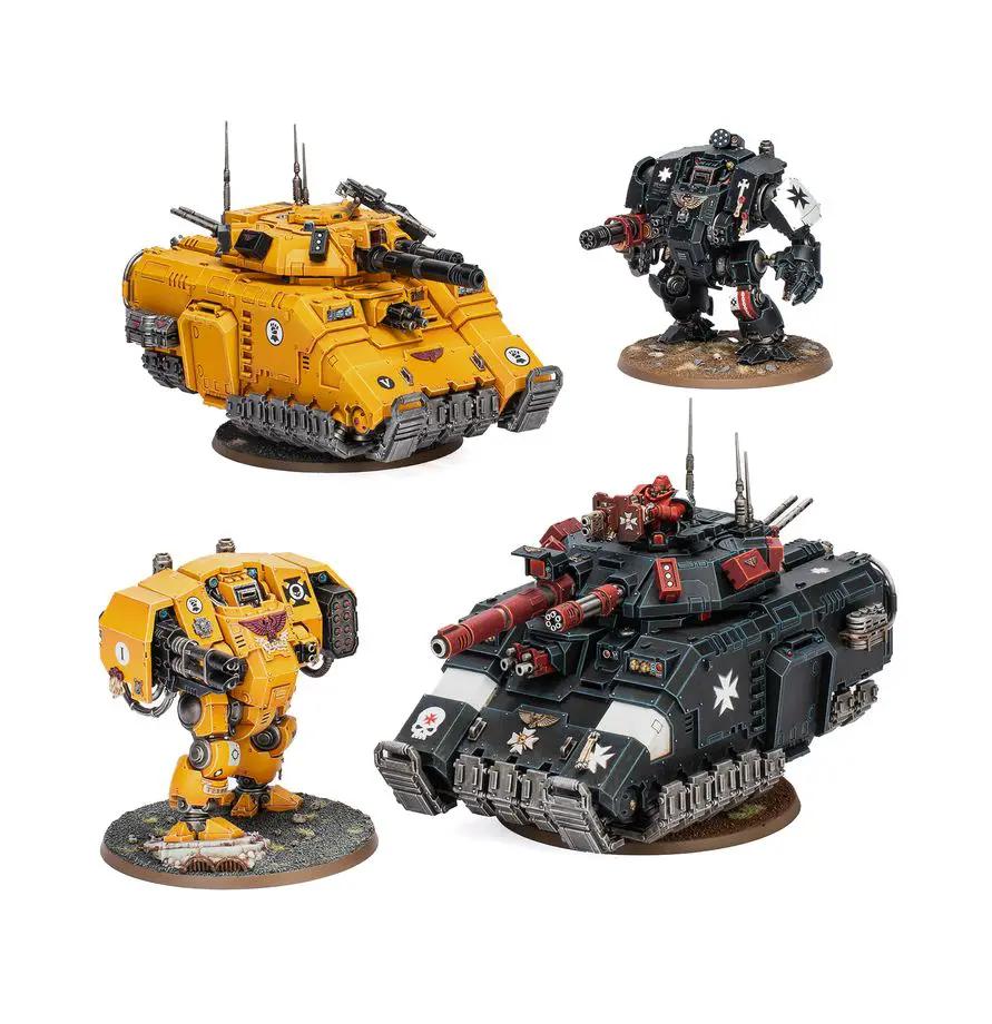Eye of Terror Battalion Sons of Dorn four included Space Marines vehicles