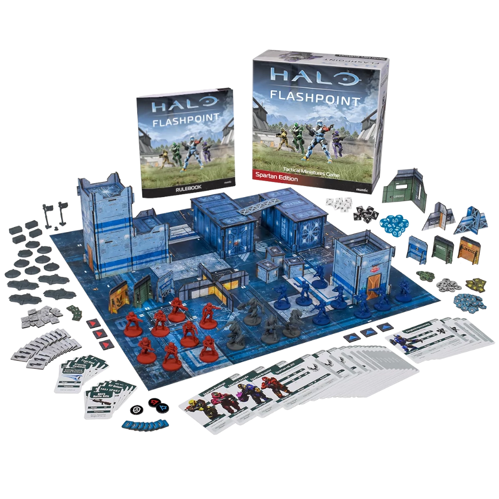 Halo Flashpoint Tactical Miniatures Board Game - Spartan Edition
