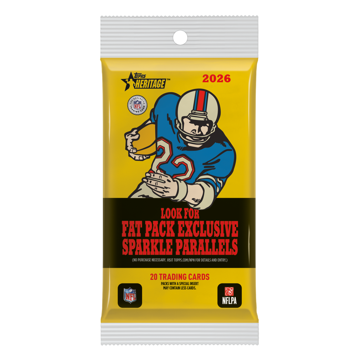 2026 Topps Heritage Football Fat Pack