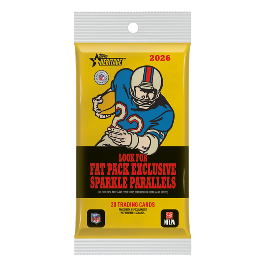 2026 Topps Heritage Football Fat Pack