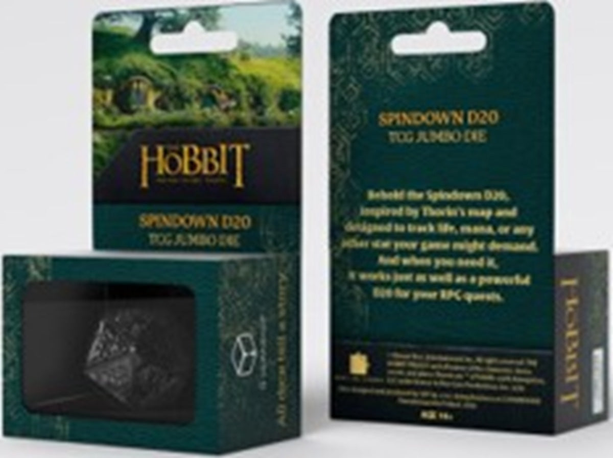 Hobbit TCG Spindown D20 Jumbo Die Umbral product image 2