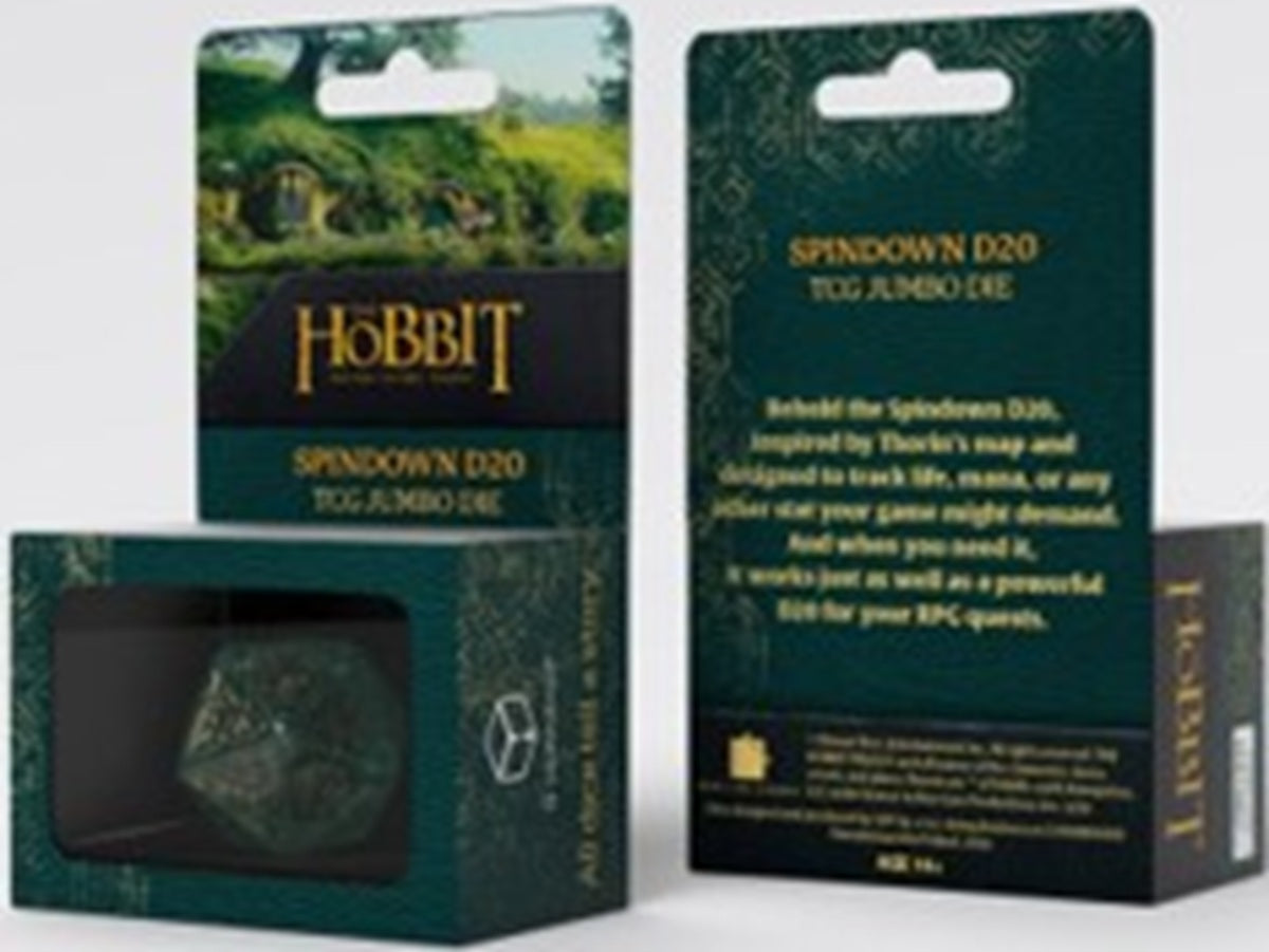 Hobbit TCG Spindown D20 Jumbo Die Verdant product image 2