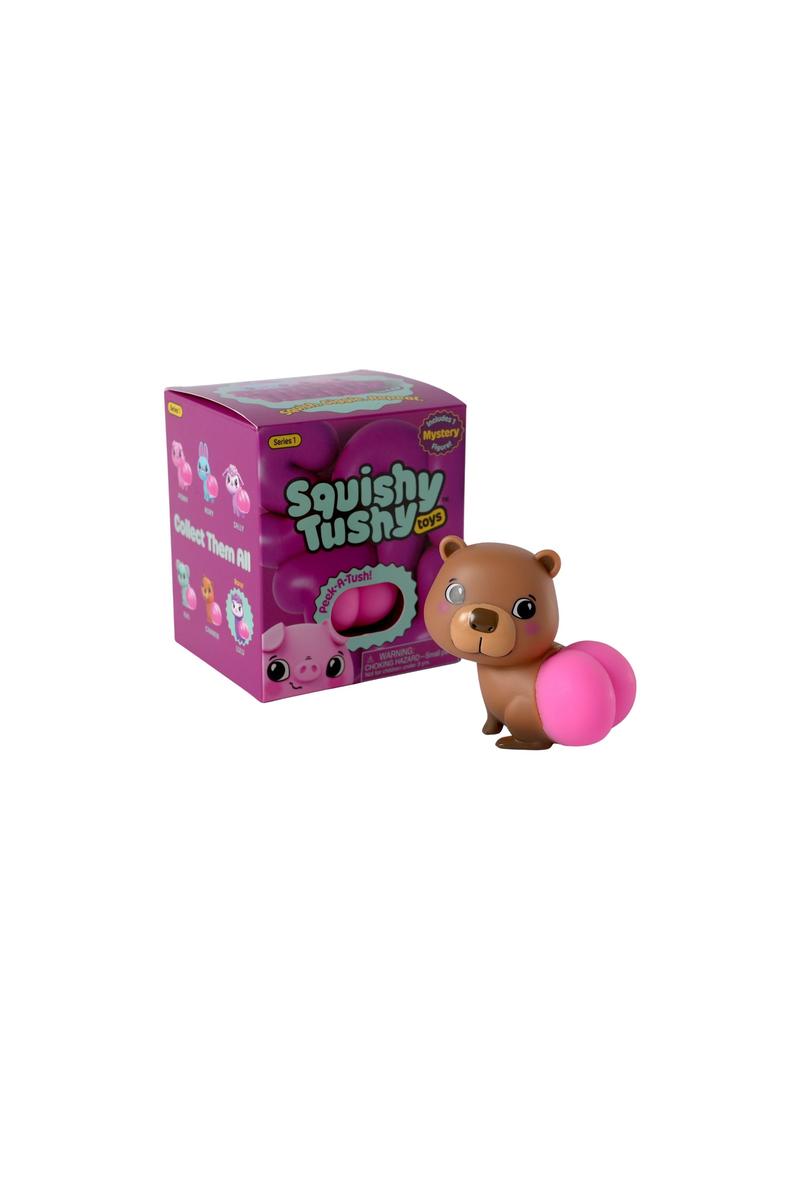 Squishy Tushy Mystery Figure Single Pack – Styles May Vary – example style shown; one assorted pack included