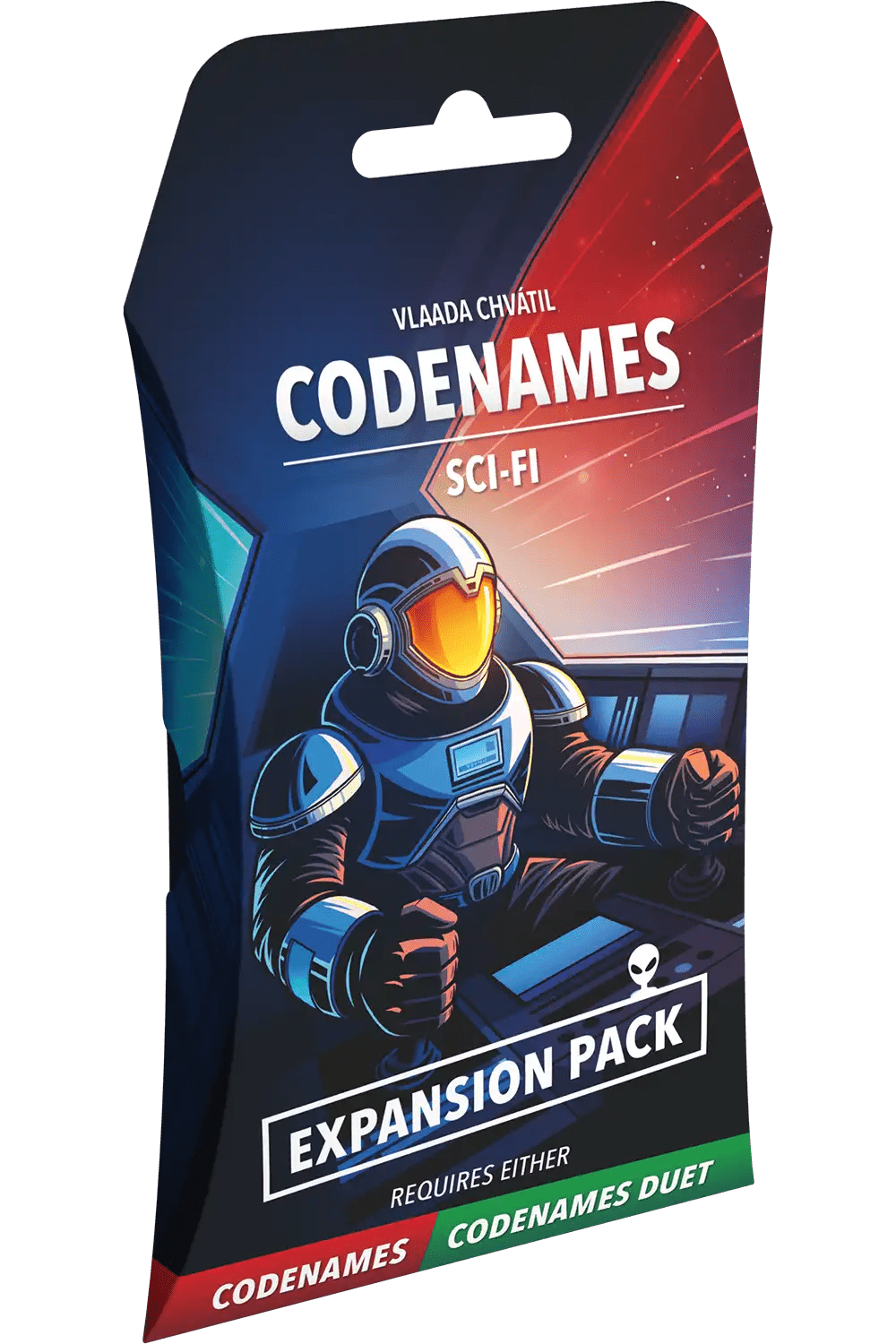 Codenames: Sci-Fi Expansion Pack English retail packaging