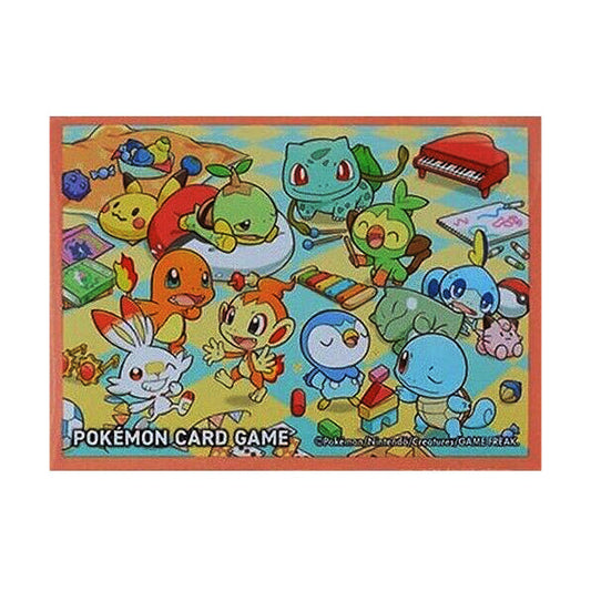 this image shows the card art showing the starter friends playing together