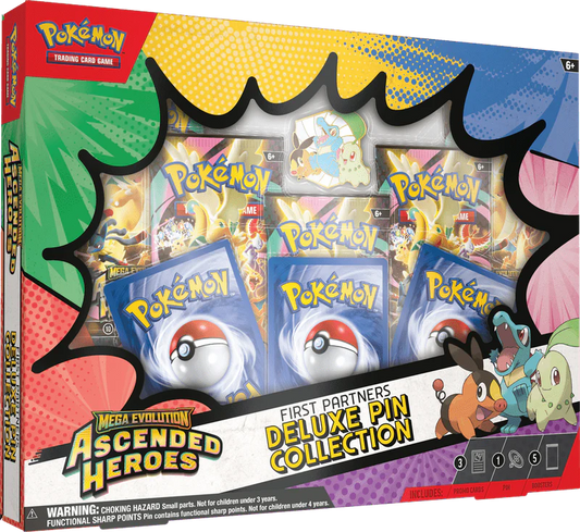 Pokémon TCG: Ascended Heroes First Partners Deluxe Pin Collection