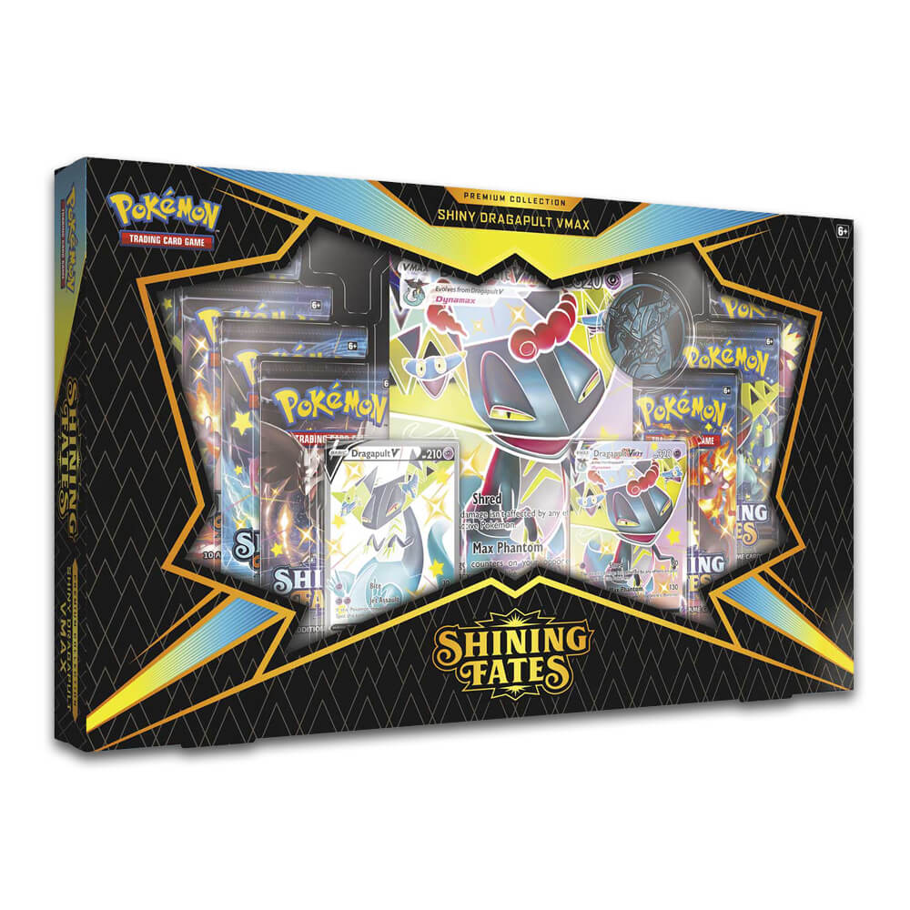 Pokemon Shining Fates Shiny Dragapult VMAX Premium Collection retail box