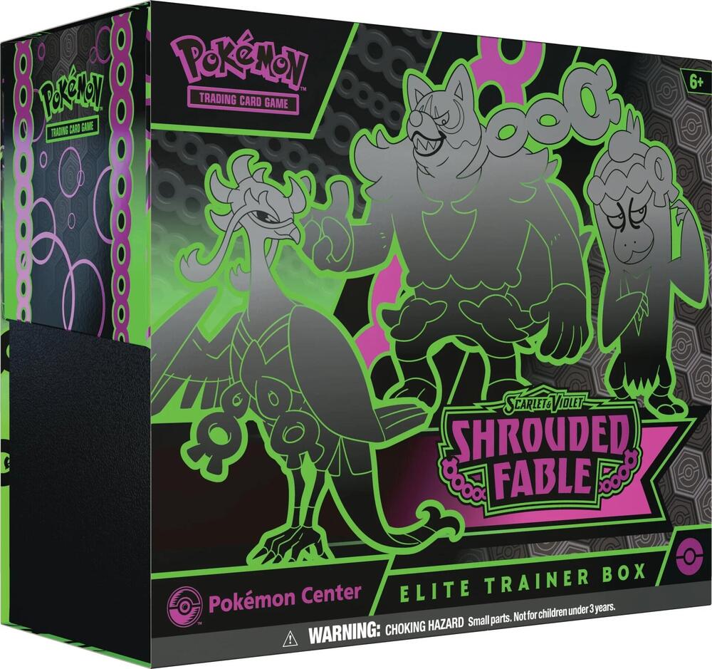 Pokemon Shrouded Fable Pokemon Center exclusive Elite Trainer Box