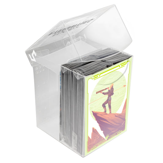 100+ Deck Protector + Sleeves In Clear Box Edge Of Eternities Mythic