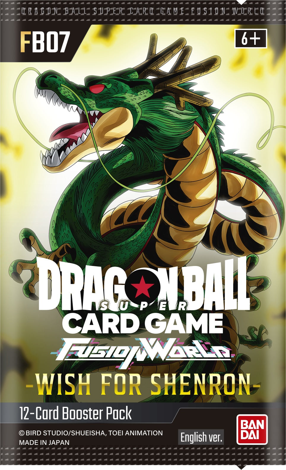 Dragon Ball Fusion World Fb07 - Wish For Shenron Booster Pack
