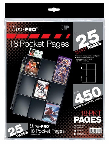 Ultra Pro: 18 Pocket Silver Series 25 Pages