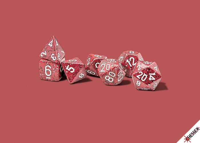 Chessex Speckled 7-Die Set Polyhedral Lava Stone