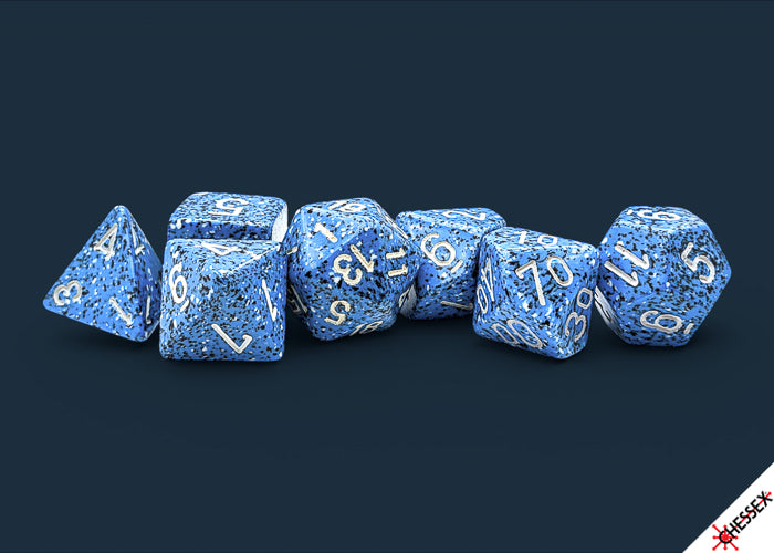 Chessex Speckled 7-Die Set Polyhedral Ocean Stone