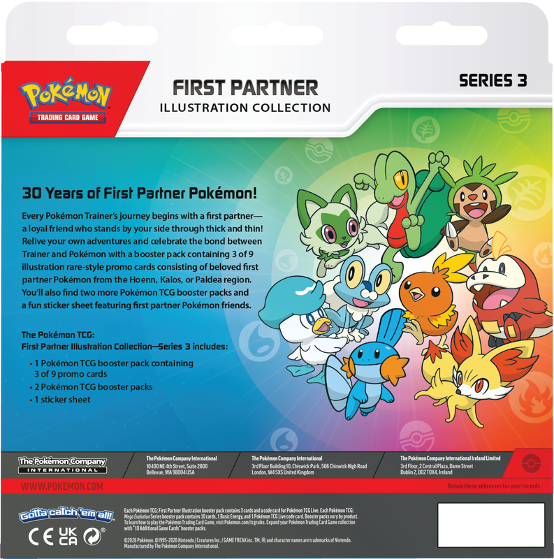 Pokémon TCG: First Partner Illustration Collection Series 3 {pre-Order}