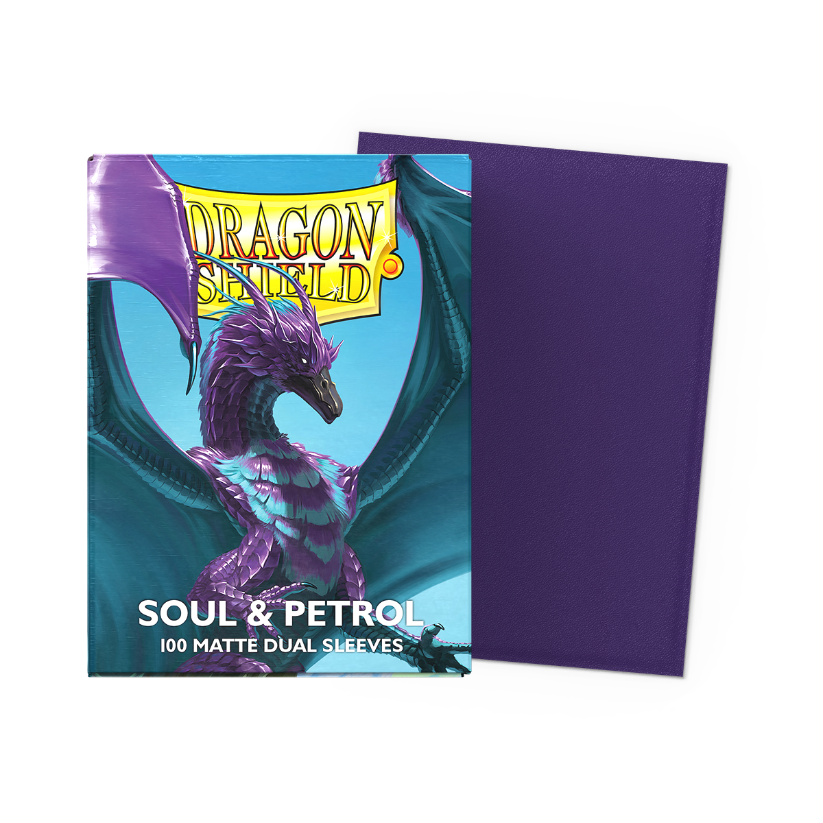 Dragon Shield -  Dual Matte Soul & Petrol 100 Count Standard Sleeve