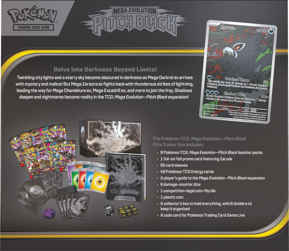 Pokémon TCG: Pitch Black Elite Trainer Box [Pre-Order]