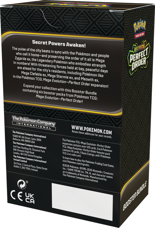 Pokémon TCG: Perfect Order Booster Bundle [Pre-Order]