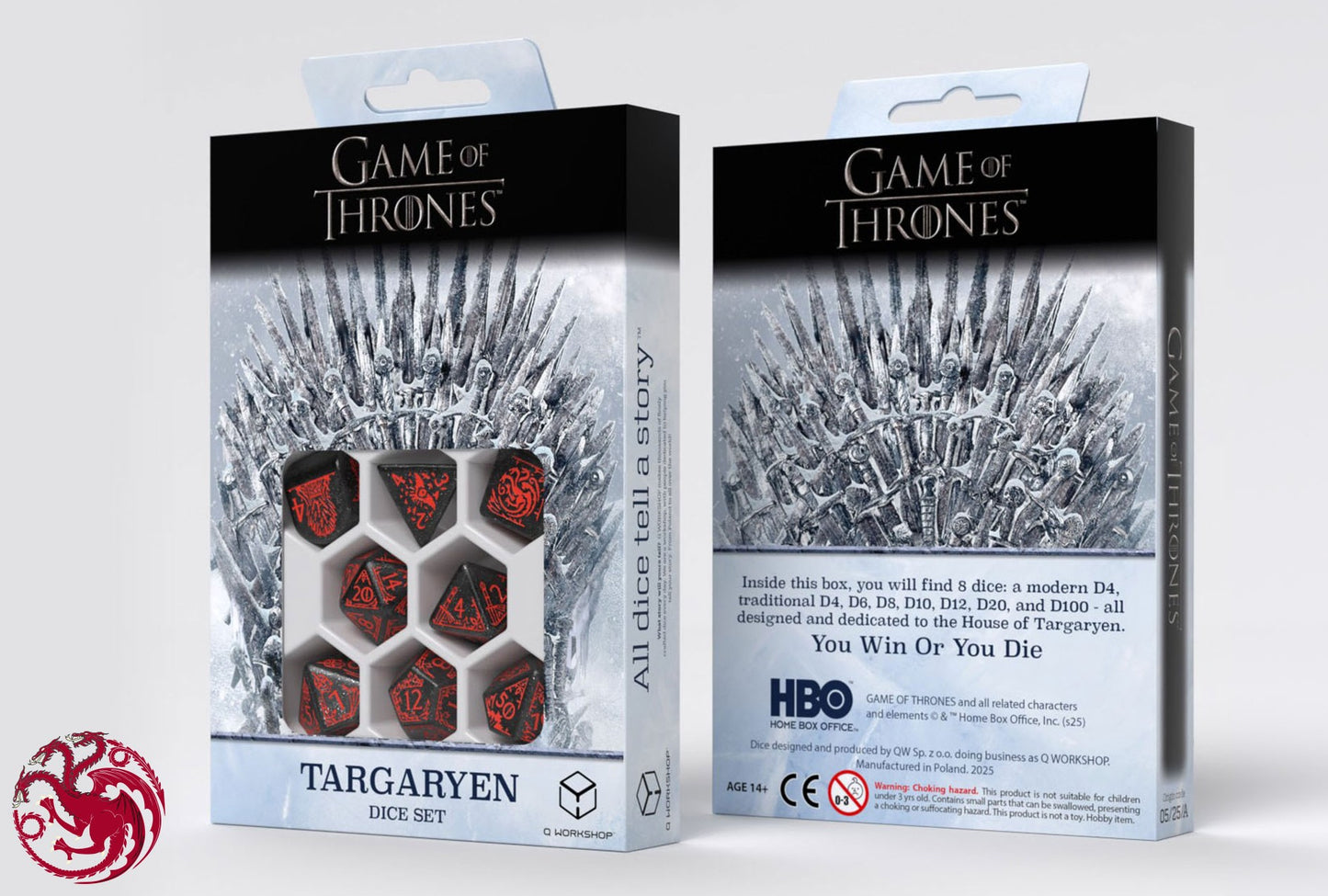 Game of Thrones Targaryen Dice Set