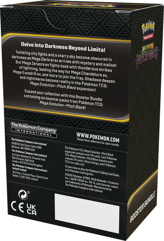 Pokémon TCG: Pitch Black Booster Bundle [Pre-Order]