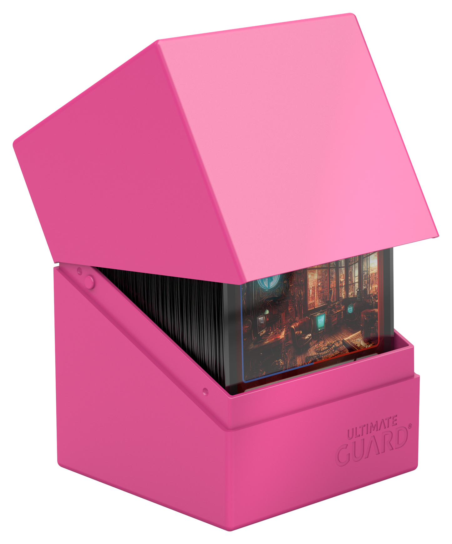 Ultimate Guard Boulder 100+ Solid Neon Pink