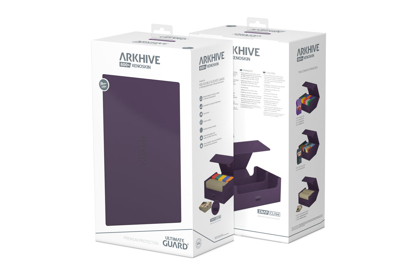 Ultimate Guard Deck Case Arkhive 800+ Monocolor Purple