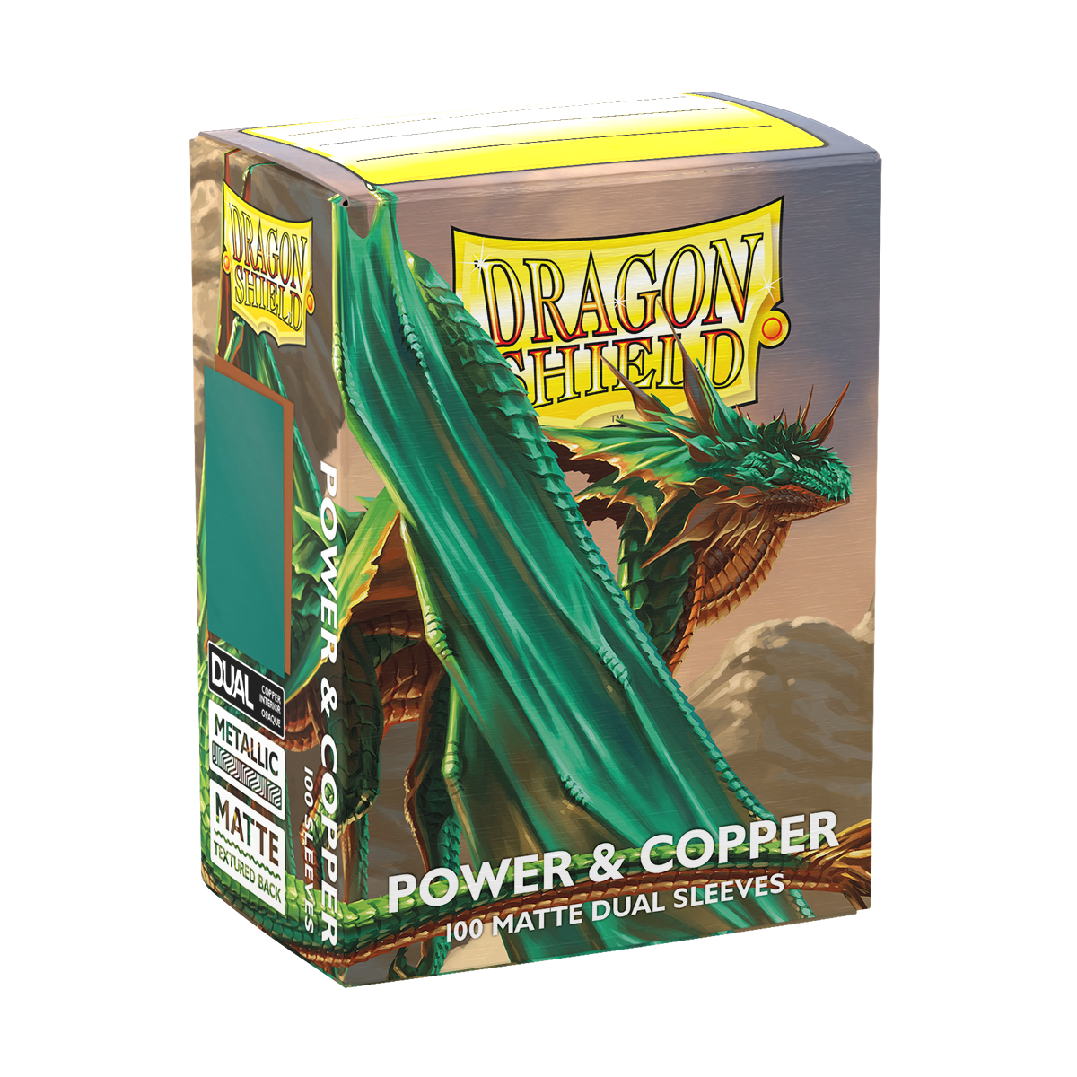 Dragon Shield -  Dual Matte Power & Copper 100 Count Standard Sleeves