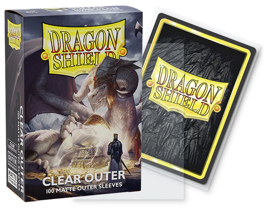 Dragon Shield Sleeves - Matte Clear Outer - 100ct