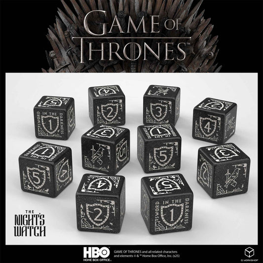 Game of Thrones: Nights Watch 10 X D6 Dice Set