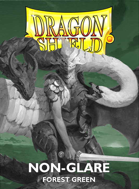 Dragon Shield Sleeves - Matte Forest Green Non-Glare 100CT