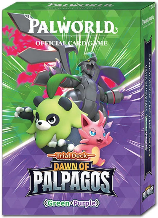 Palworld Dawn of Palpagos Green/Purple Trial Deck