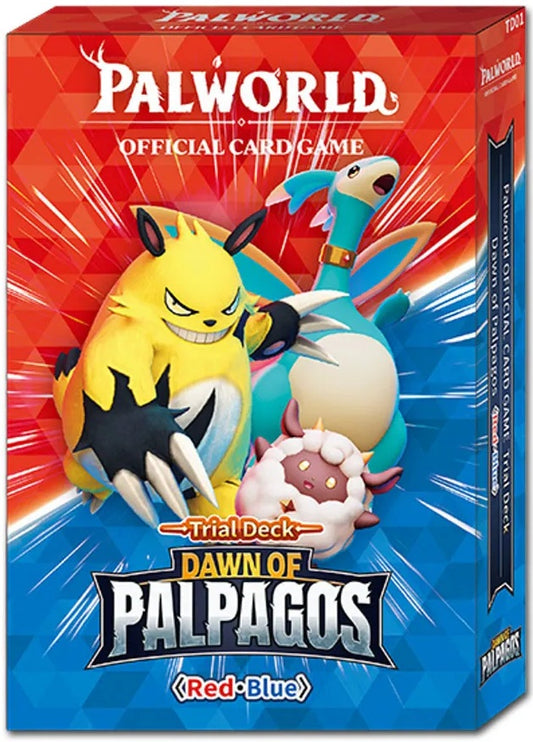 Palworld Dawn of Palpagos Red/Blue Trial Deck