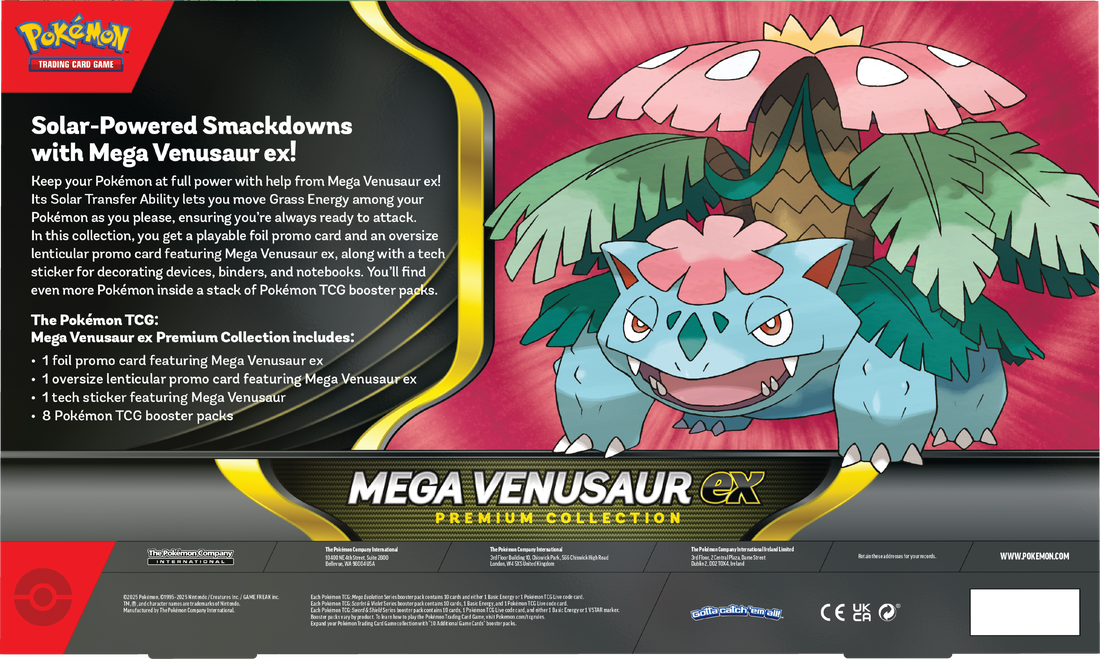 Pokémon TCG: Mega Venusaur Ex Premium Collection