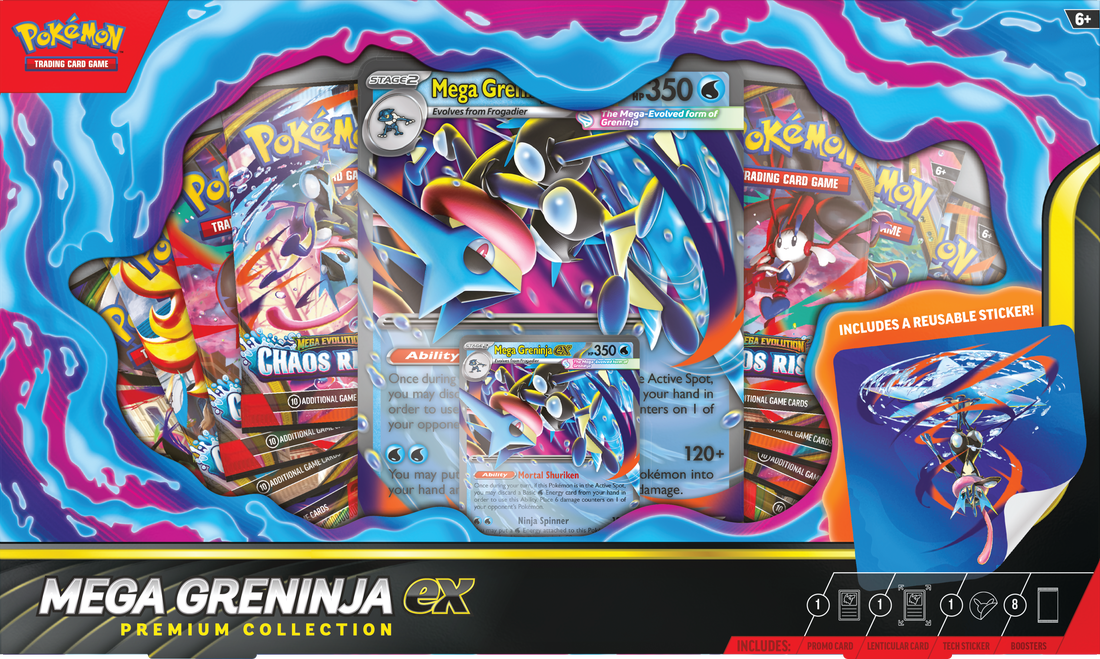 Pokémon TCG: Mega Greninja Ex Premium Collection
