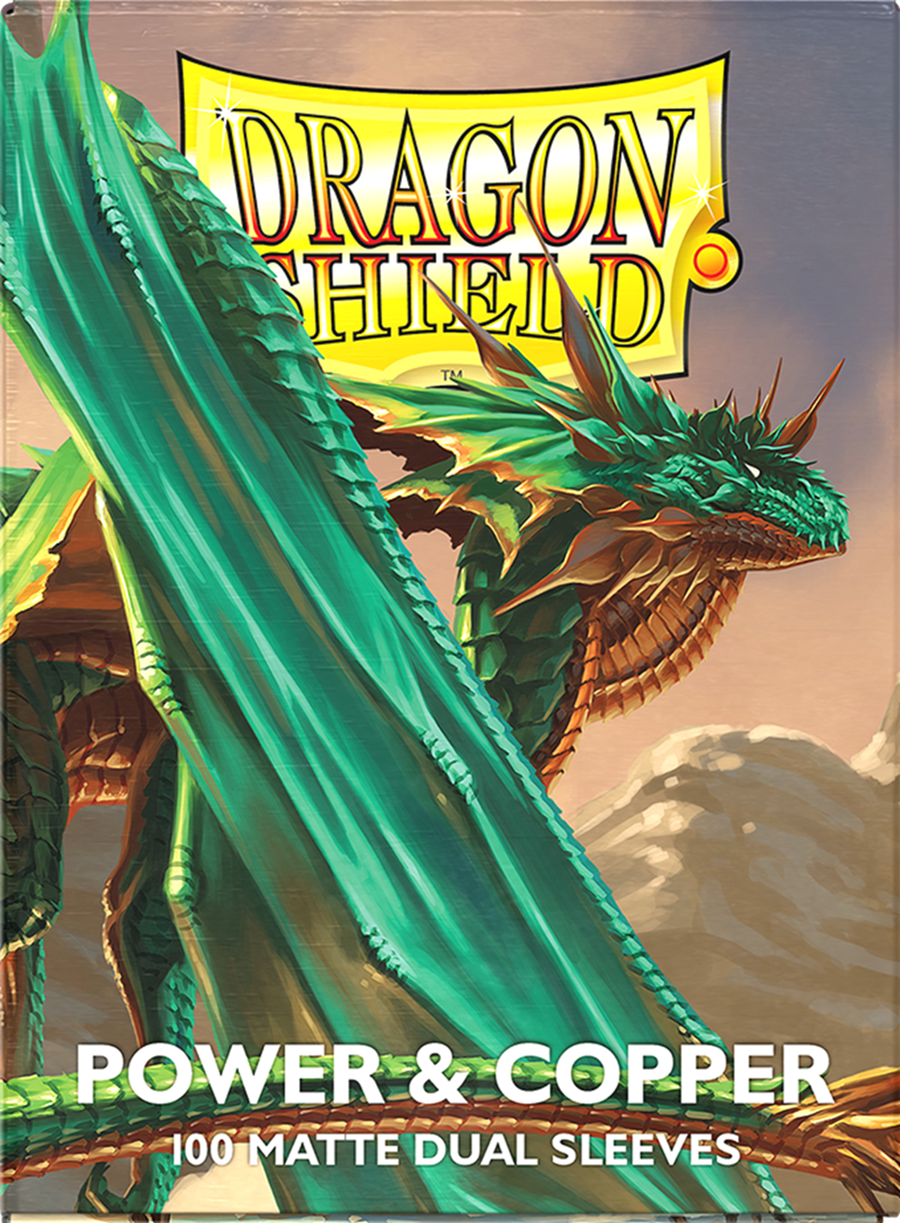 Dragon Shield -  Dual Matte Power & Copper 100 Count Standard Sleeves