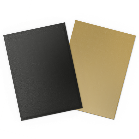 Dragon Shield -  Dual Matte Black & Gold 100 Count Standard Sleeves