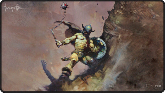 Ultra Pro - Playmat Warrior with Ball & Chain By Frank Frazetta