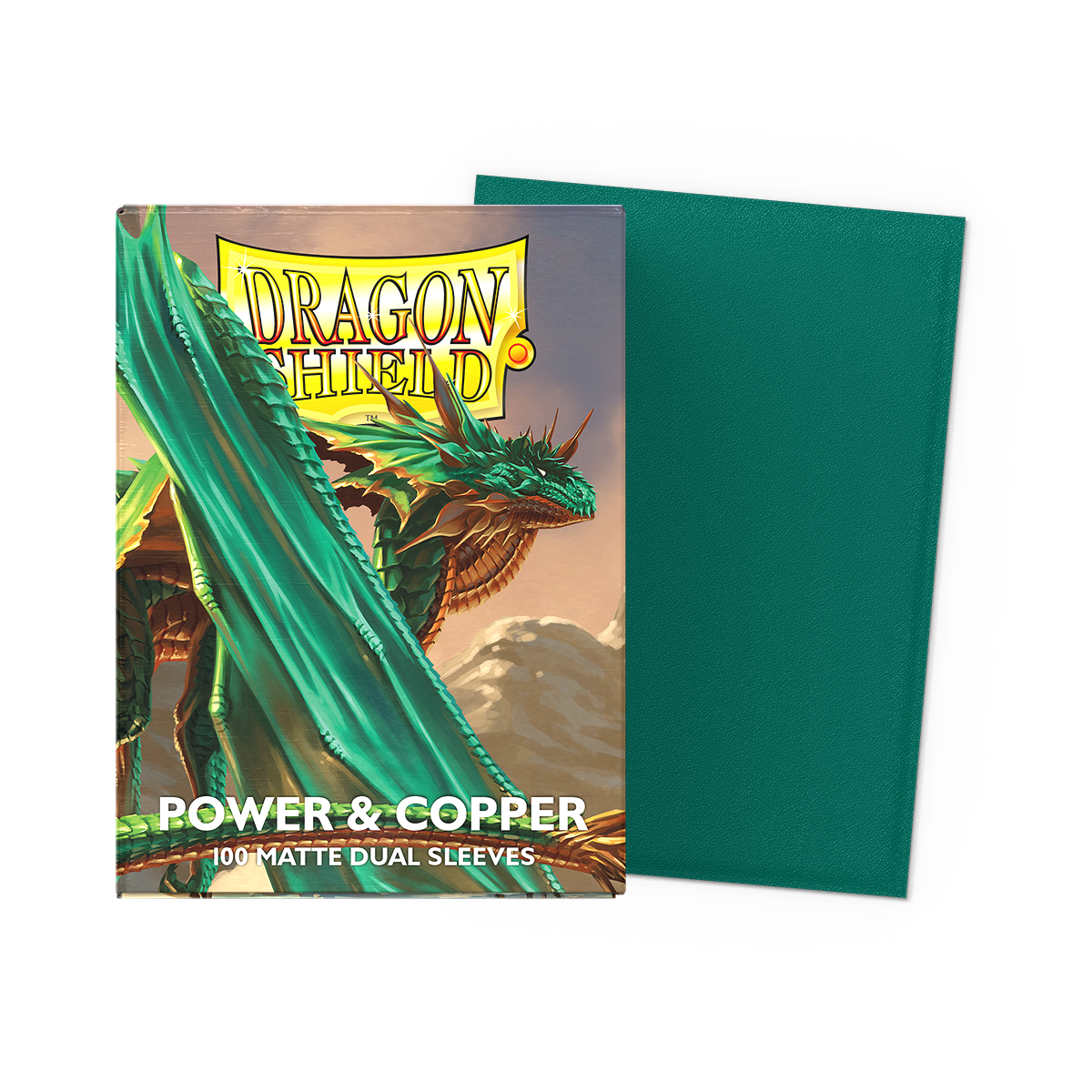 Dragon Shield -  Dual Matte Power & Copper 100 Count Standard Sleeves