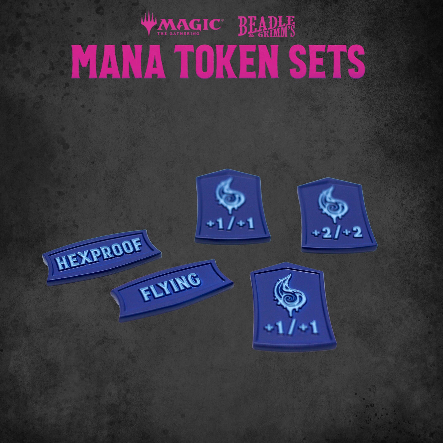 Beadle & Grimm's Magic the Gathering Mana Token Set - Blue