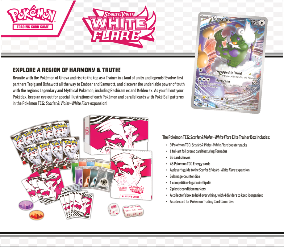Pokémon TCG: White Flare Elite Trainer Box