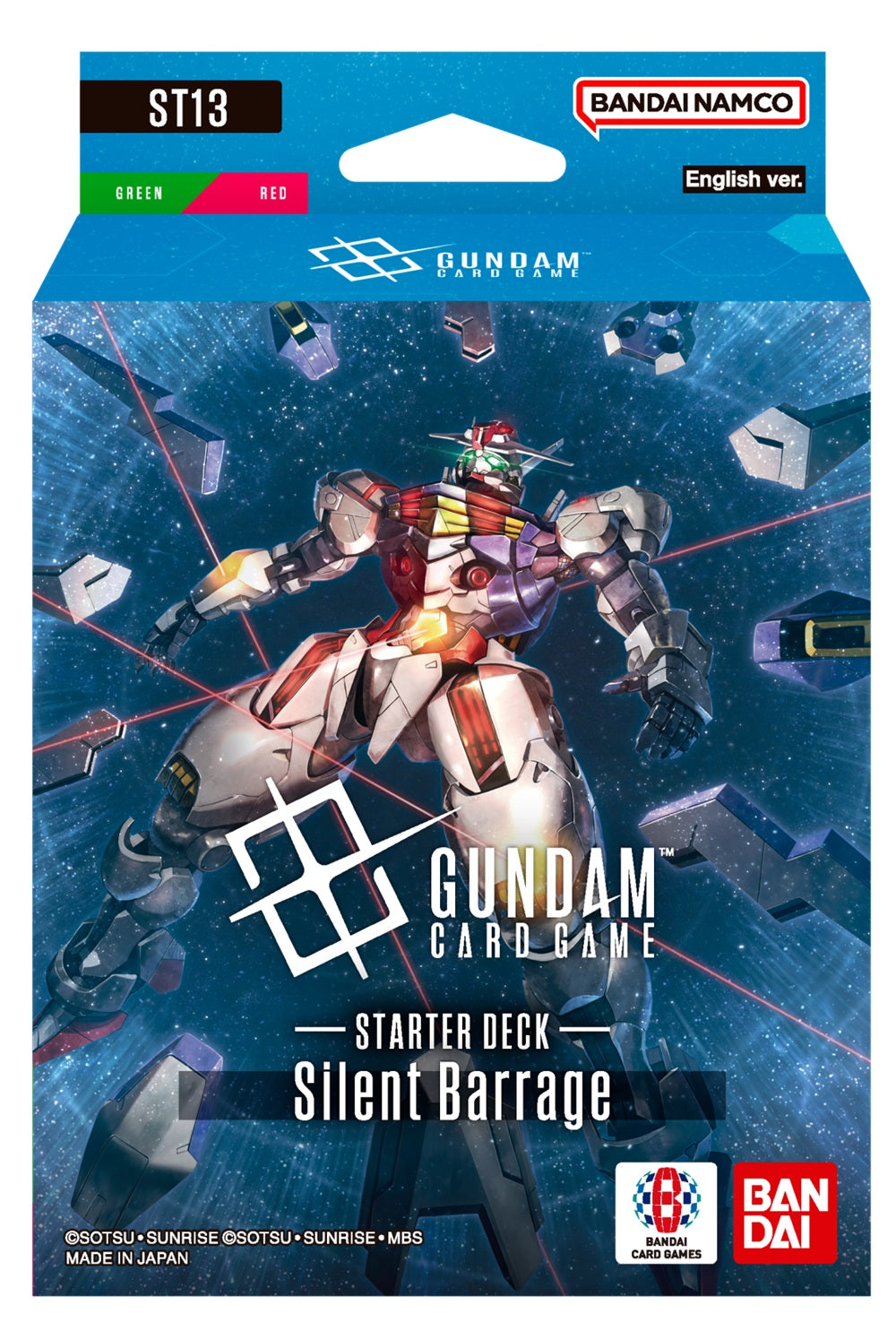 Gundam CG St-13 Silent Barrage Starter Deck 6Ct Display (Pre-Order) product image
