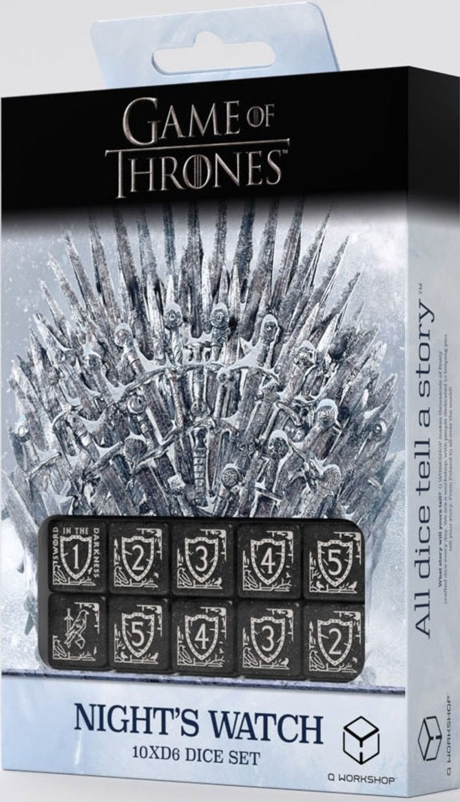Game of Thrones: Nights Watch 10 X D6 Dice Set