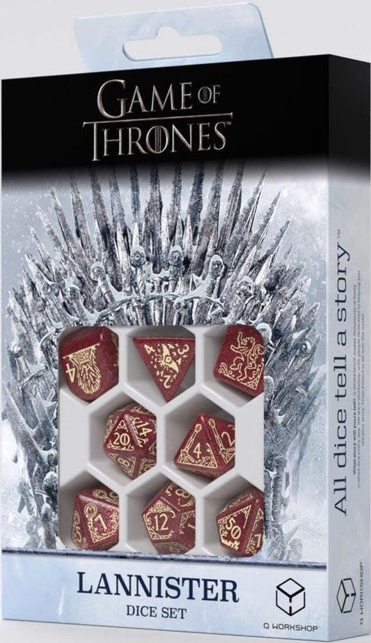 Game of Thrones Lannister Dice Set