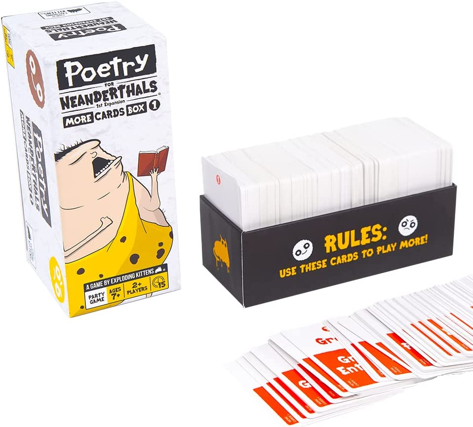 Poetry for Neanderthals Board Game: More Cards Box 1
